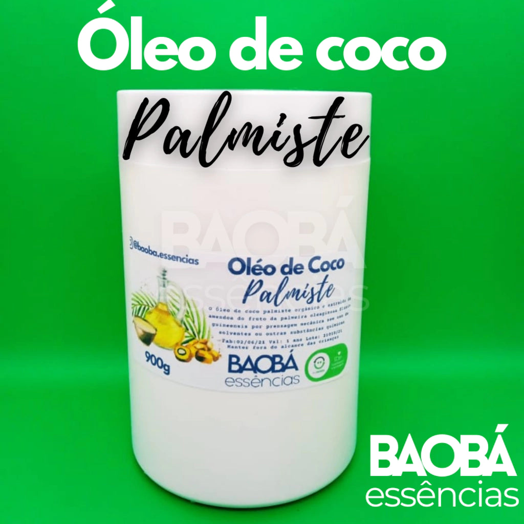 Óleo de Coco Palmiste - Gordura Vegetal - 900 g