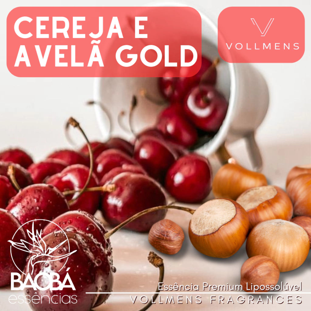 Essência Premium Cereja e Avelã Gold - ÓLEO FRAGRÂNCIA