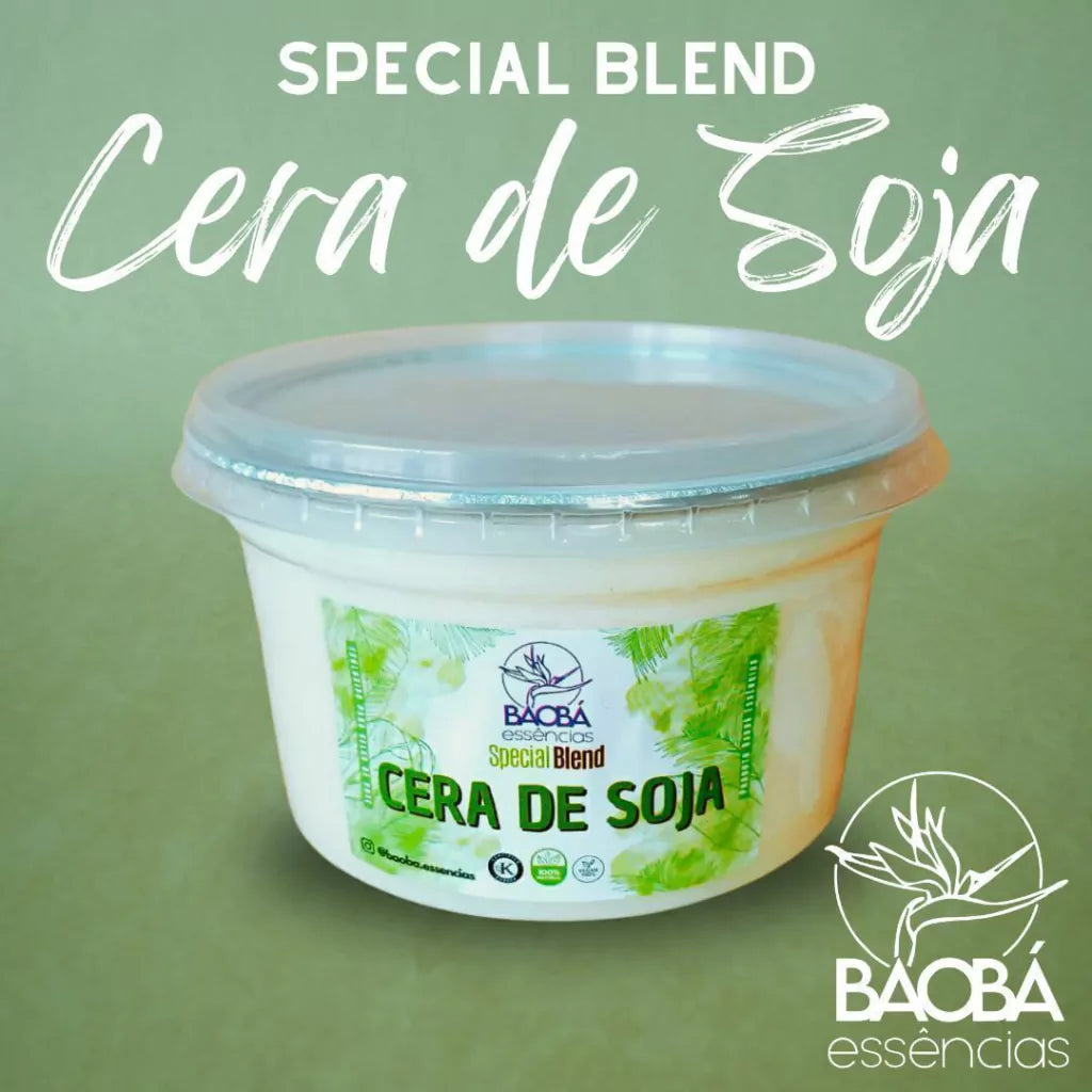 Cera Vegetal de Soja Pronta - Special Blend - Melt and Poor