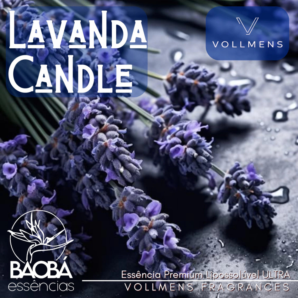 Essência PREMIUM LAVANDA CANDLE - (Vollmens) - ÓLEO FRAGRÂNCIA