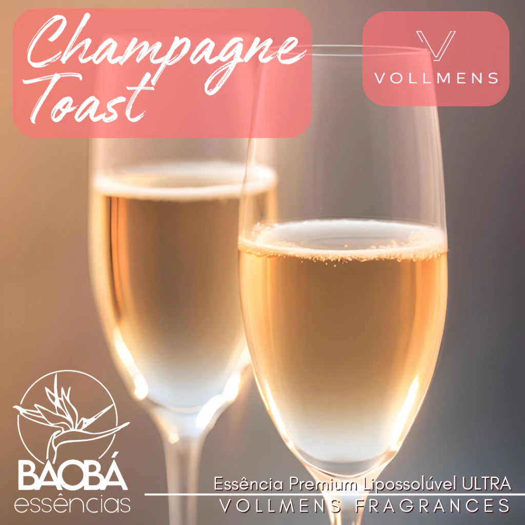 Essência PREMIUM CHAMPAGNE TOAST - (Vollmens) - ÓLEO FRAGRÂNCIA